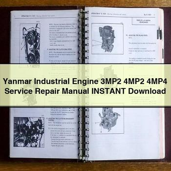 Yanmar Industrial Engine 3mp2 4mp2 4mp4 Service Repair Workshop Manual