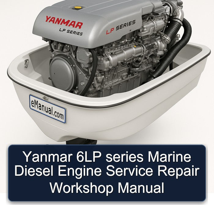 Yanmar 6LP Series Marine Diesel Engine Service Repair Workshop Manual