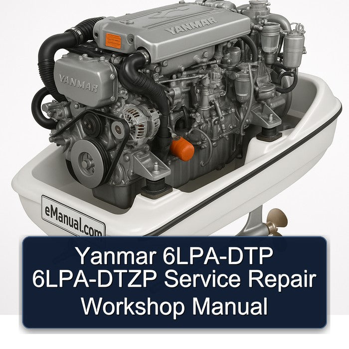 Yanmar 6LPA-DTP 6LPA-DTZP Service Repair Workshop Manual