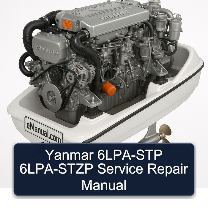 Yanmar 6LPA-STP 6LPA-STZP Service Repair Workshop Manual