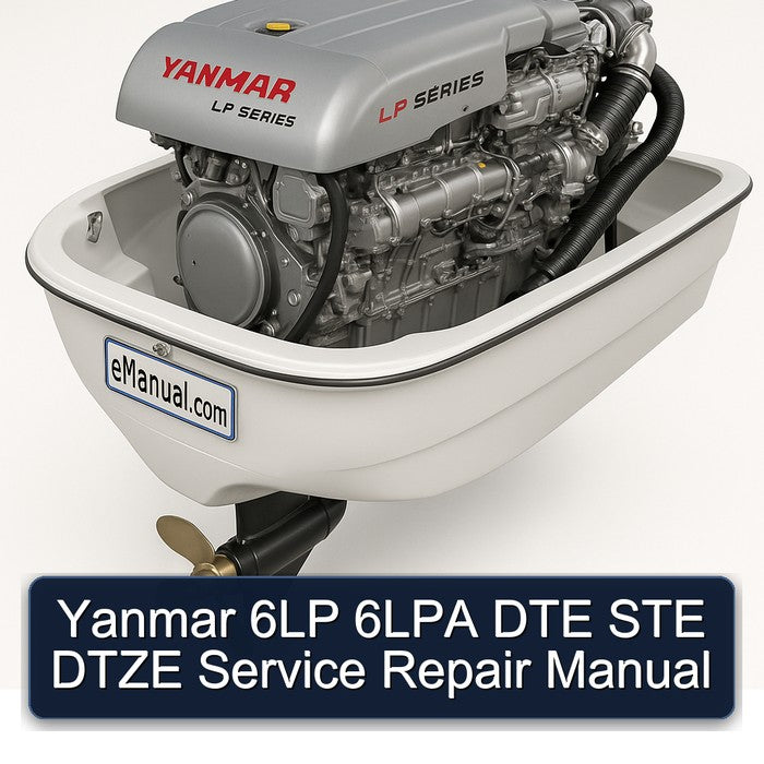 Yanmar 6LP 6LPA DTE STE Dtze Service Repair Workshop Manual