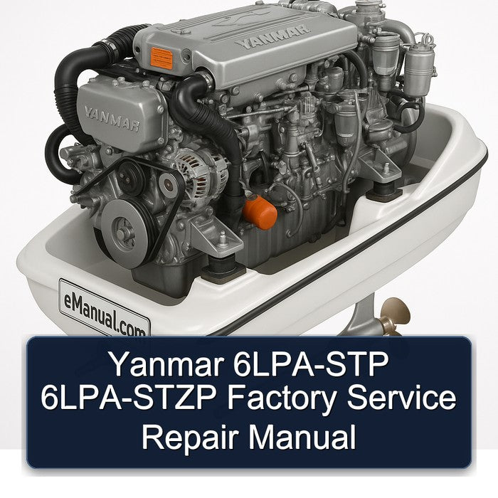 Yanmar 6LPA-STP 6LPA-STZP Service Repair Workshop Manual