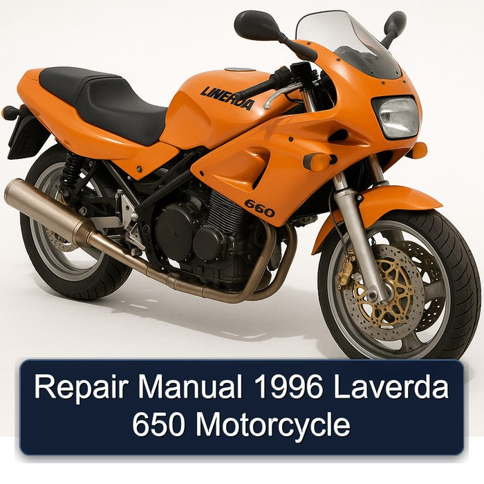 1996 Laverda 650 Motorcycle Service Repair Workshop Manual