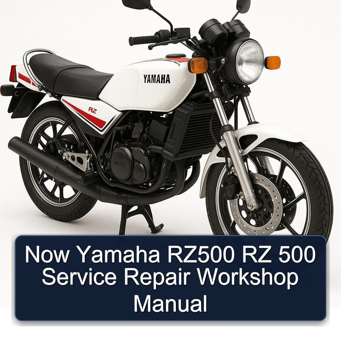 Yamaha RZ Models Now RZ500 500 Service Repair Workshop Manual