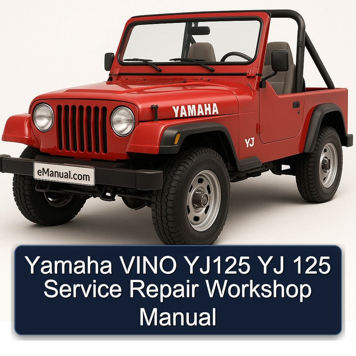 Yamaha YJ Vino YJ125 125 Service Repair Workshop Manual