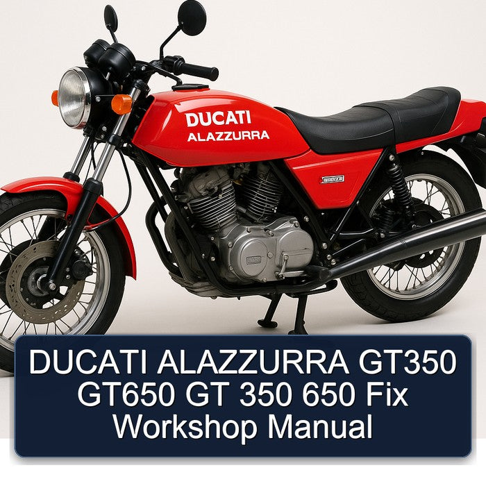 Ducati Alazzurra GT350 GT650 GT 350 650 Fix Service Repair Workshop Manual