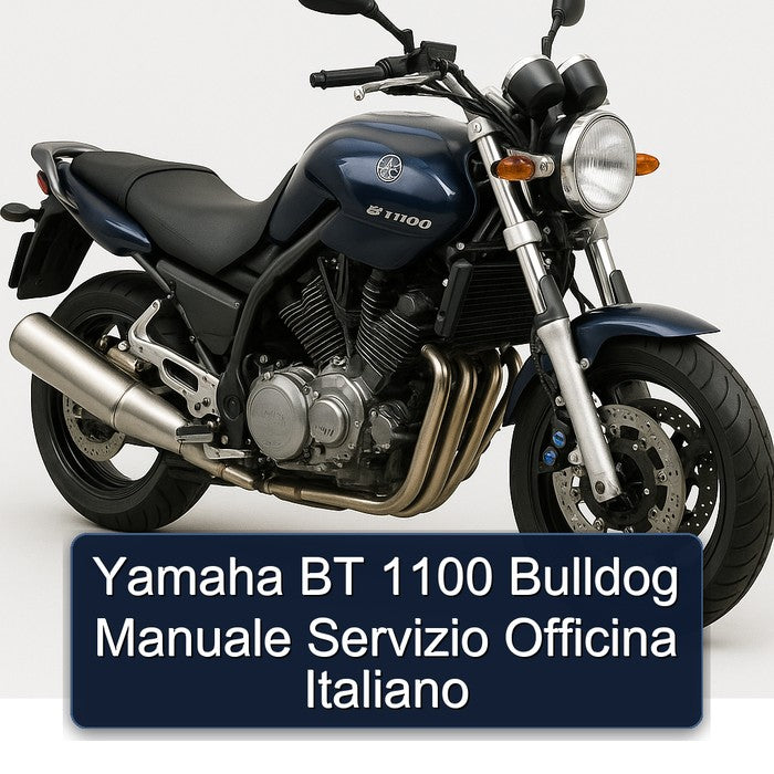 Yamaha BT1100 Bulldog BT 1100 Manuale Servizio Officina Italiano Service Repair Workshop Manual