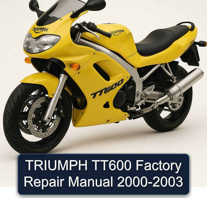 2000-2003 Triumph TT 600 TT600 Service Repair Workshop Manual