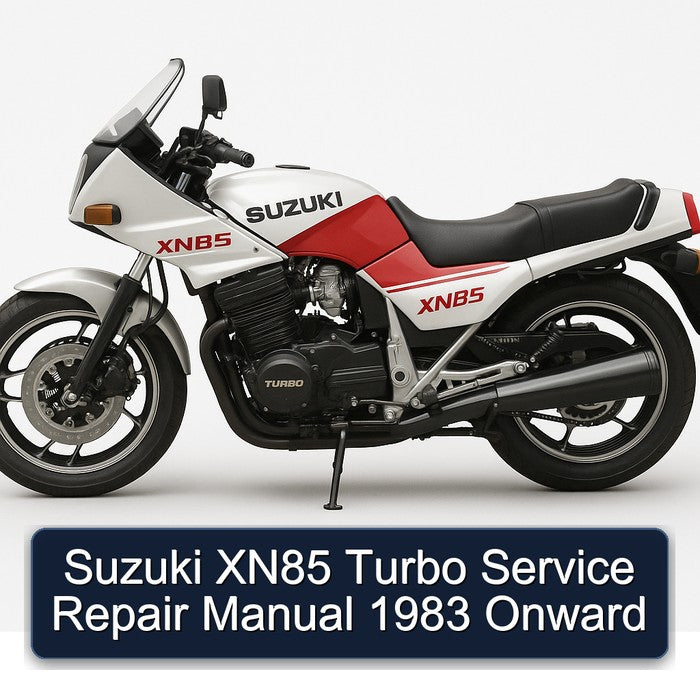 1983 Suzuki XN85 Turbo Onward Service Repair Workshop Manual