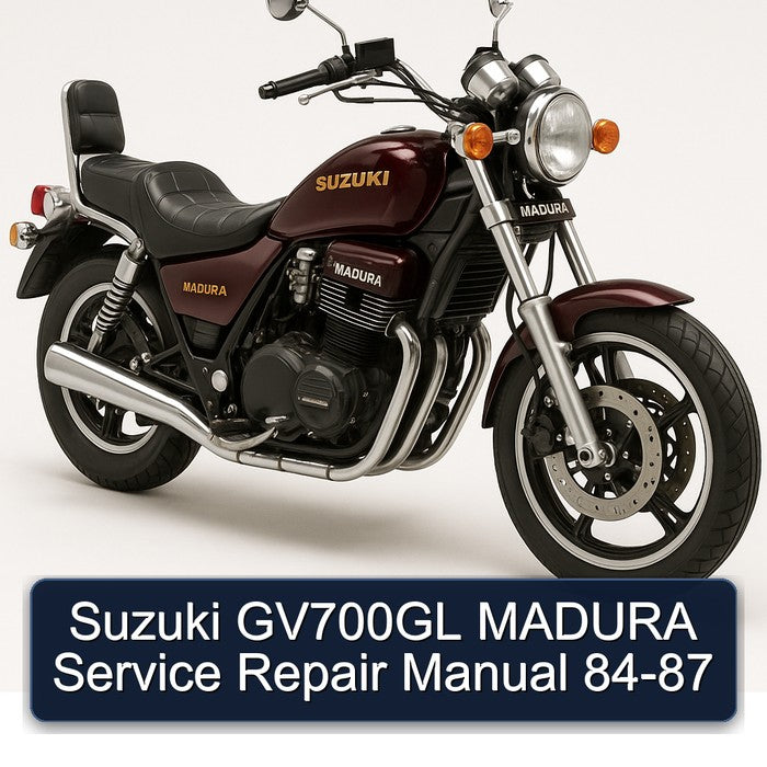 1984-1987 Suzuki Madura GV700GL Service Repair Workshop Manual