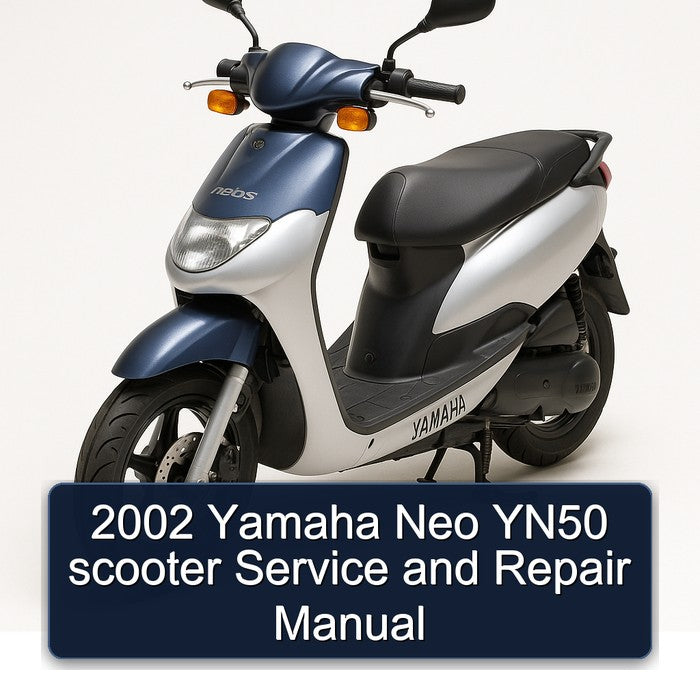 2002 Baotian Yamaha Neo YN50 Scooter Service Repair Workshop Manual