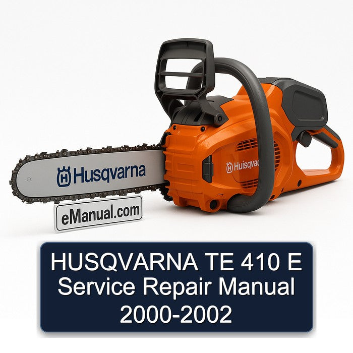 2000-2002 Husqvarna TE Models 410 E Service Repair Workshop Manual