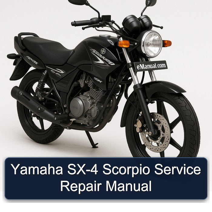 Harley Davidson SX Yamaha 4 Scorpio Service Repair Workshop Manual