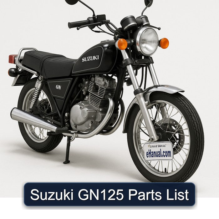 Suzuki GN Series GN125 Parts Catalog