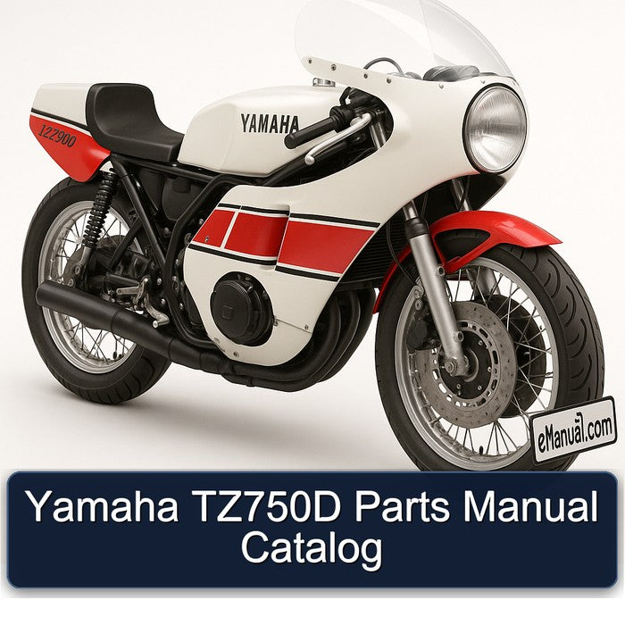 Yamaha TZ750D Parts Catalog