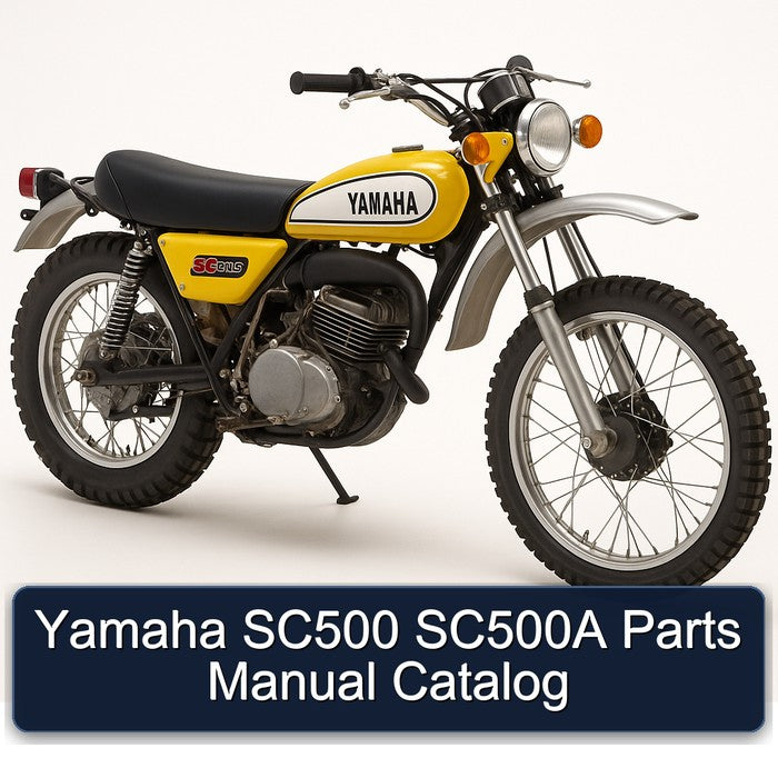 Yamaha SC500 SC500A Parts Catalog