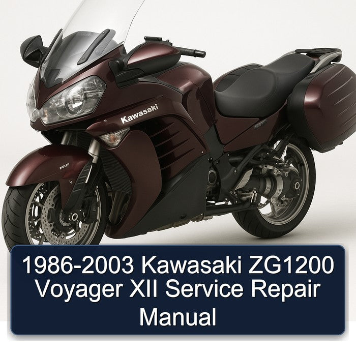 1986-2003 Kawasaki ZG1200 Voyager XII Service Repair Workshop Manual