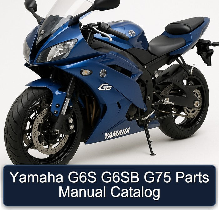 Yamaha G6S G6SB G75 Parts Catalog