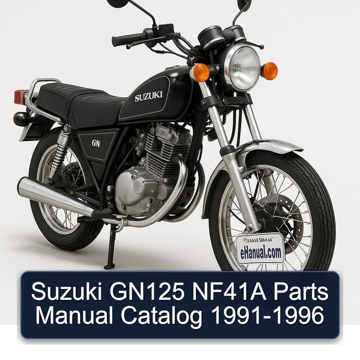1991-1996 Suzuki GN Series GN125 NF41A Parts Catalog