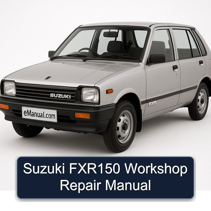 Suzuki FXR Models FXR150 Service Repair Workshop Manual