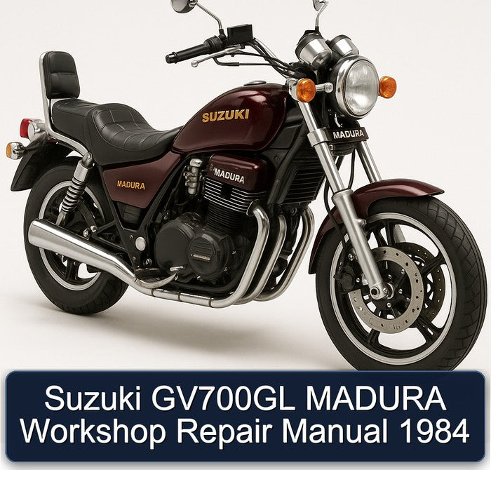 1984 Suzuki Madura GV700GL Service Repair Workshop Manual
