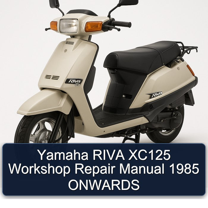 1985 Yamaha Riva Models XC125 Onwards Service Repair Workshop Manual