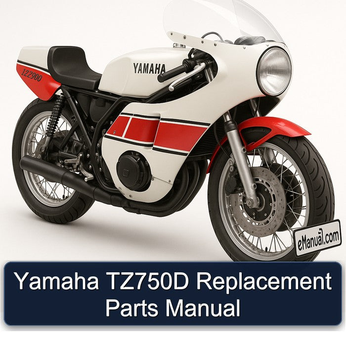 Yamaha TZ750D Replacement Parts Catalog