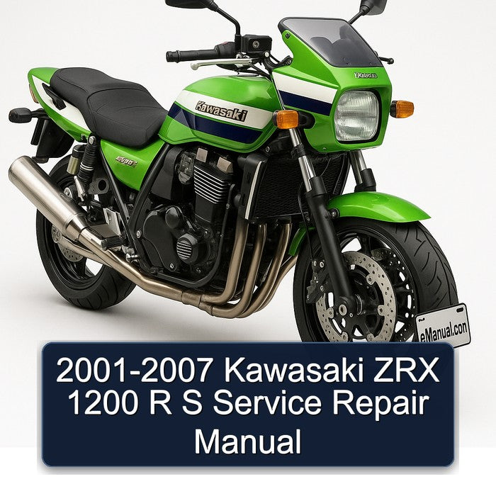 2001-2007 Kawasaki ZRX Models 1200 R S Service Repair Workshop Manual