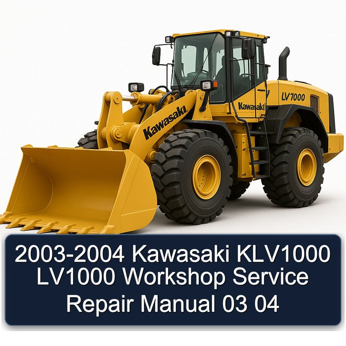 2003-2004 Kawasaki LV1000 KLV1000 03 04 Service Repair Workshop Manual