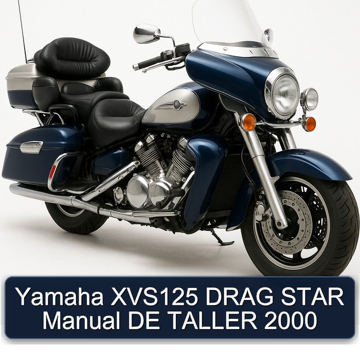 2000 Yamaha XVS Models XVS125 Drag Star DE Taller Service Repair Workshop Manual