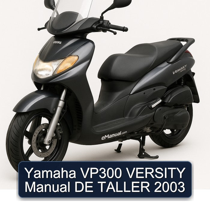 2003 Yamaha Versity VP300 DE Taller Service Repair Workshop Manual