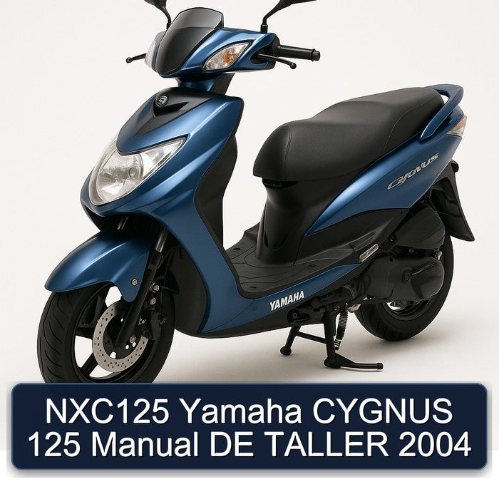 2004 Yamaha Cygnus NXC125 125 DE Taller Service Repair Workshop Manual