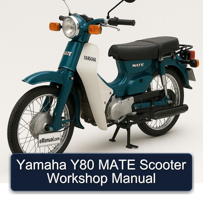 Yamaha Y80 Mate Scooter Service Repair Workshop Manual