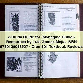 E-STUDY : Managing Human Resources Luis GOMEZ-MEJIA Isbn 9780136093527-cram101 Textbook Reviews Service Repair Workshop Manual