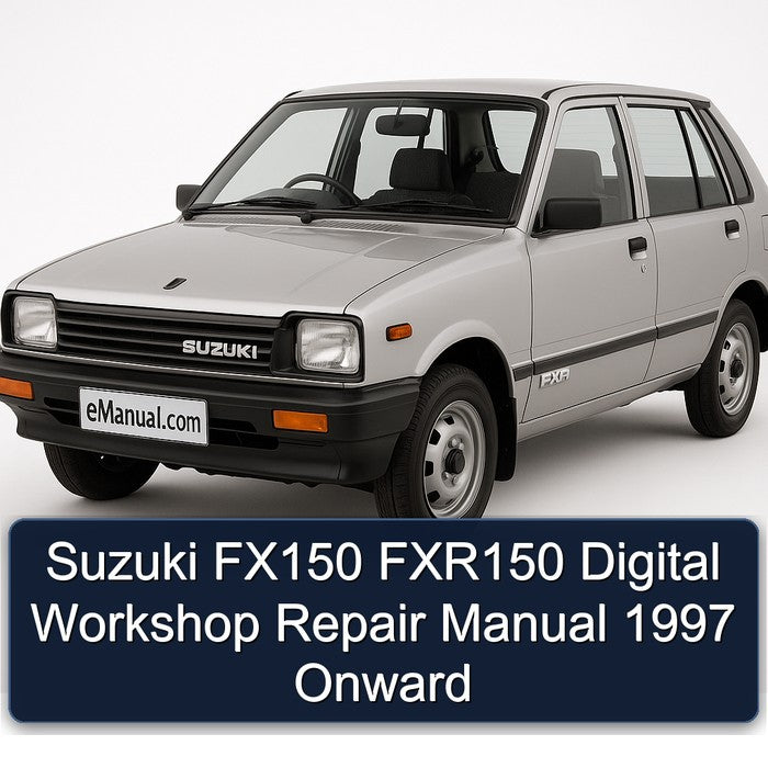 1997 Suzuki FXR Models FX150 FXR150 Digital Onward Service Repair Workshop Manual