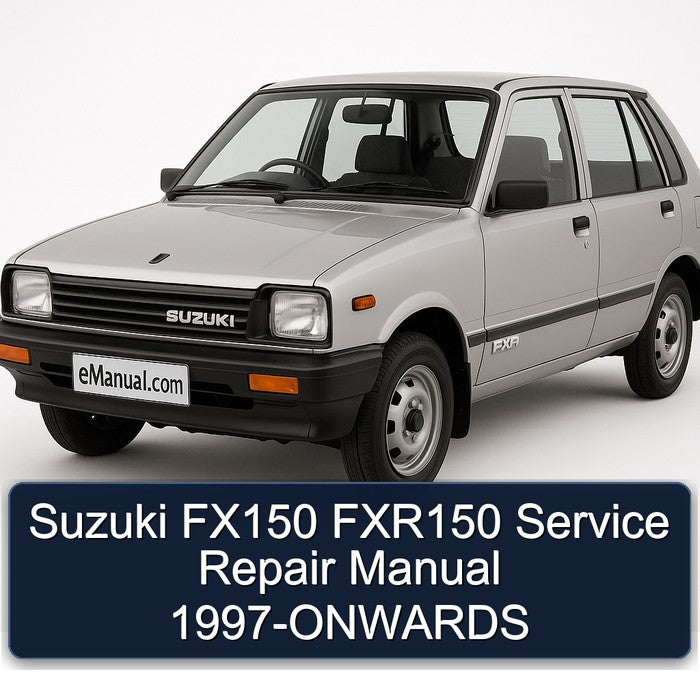 1997 Suzuki FXR Models FX150 FXR150 onwards Service Repair Workshop Manual