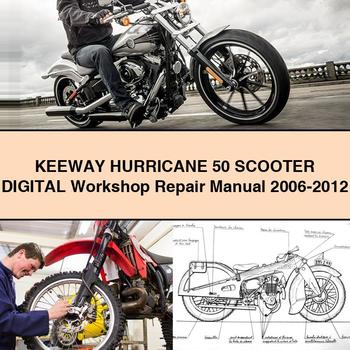 2006-2012 Keeway Hurricane 50 Scooter Digital Service Repair Workshop Manual