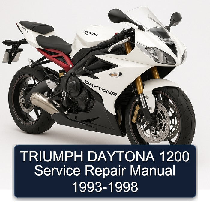 1993-1998 Triumph Daytona 1200 Service Repair Workshop Manual