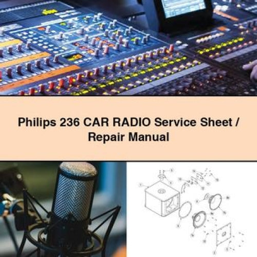 Philips 236 CAR RADIO Service Sheet / Repair Manual