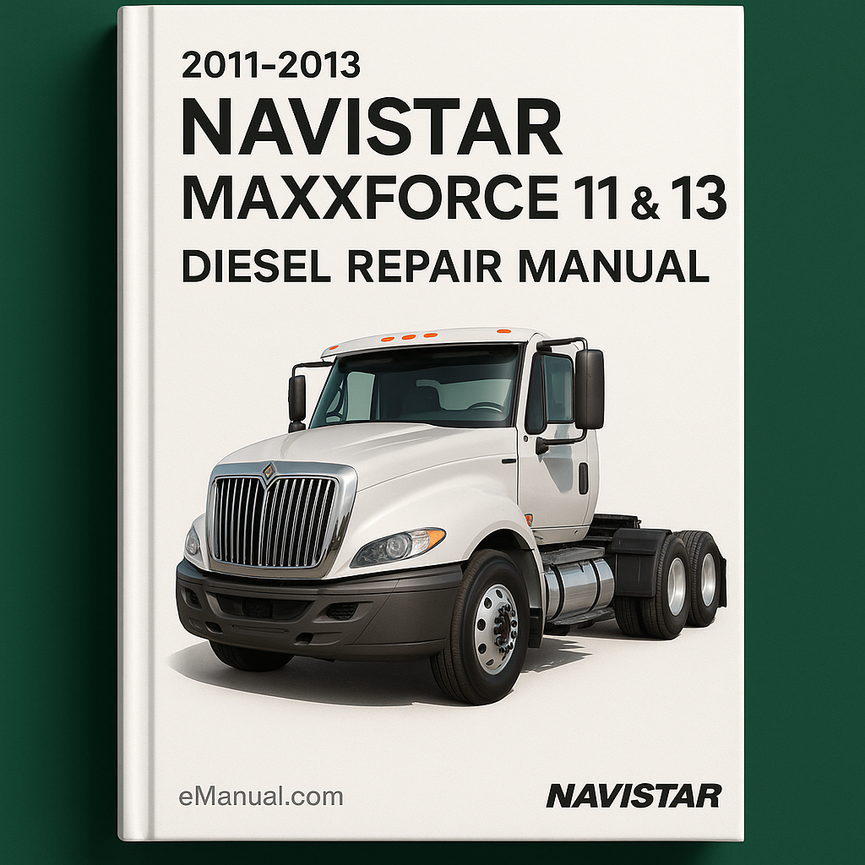 2011-2013 Navistar Maxxforce 11 & 13 Diesel Repair Manual