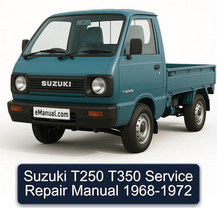 1968-1972 Suzuki T Series T250 T350 Service Repair Workshop Manual