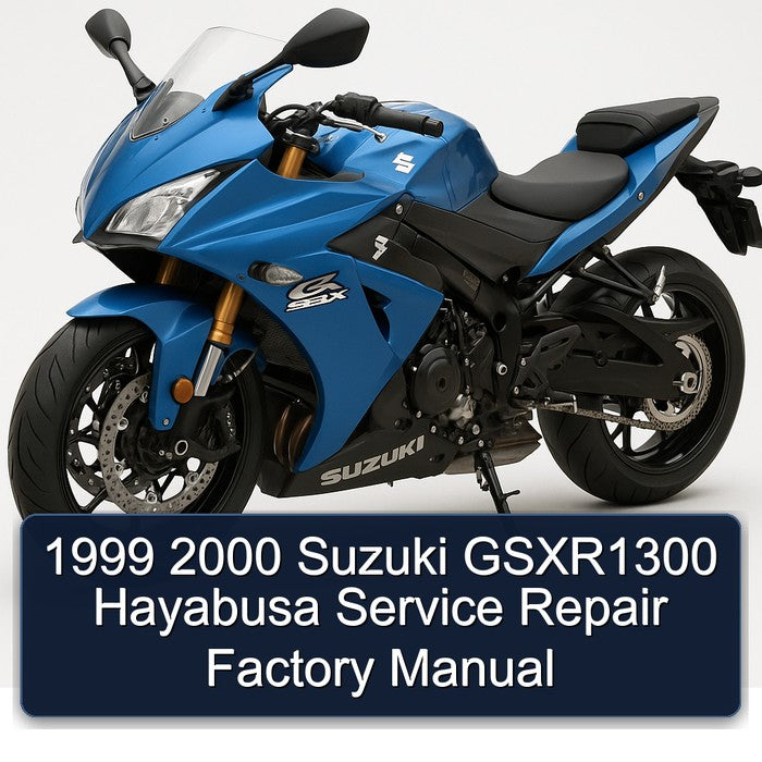 Suzuki Gsxr1300 Hayabusa Service Repair Workshop Manual