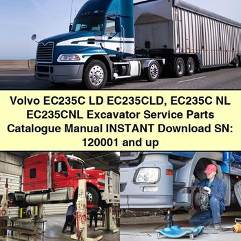 Volvo EC235C LD EC235CLD NL EC235CNL Excavator Sn: 120001 Up Parts Catalog