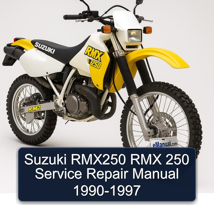 1990-1997 Suzuki RMX250 RMX 250 Service Repair Workshop Manual