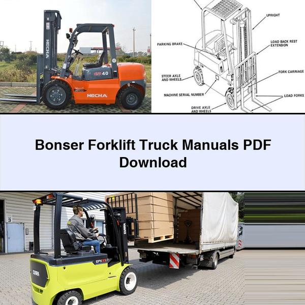 Bonser Forklift Truck Service Repair Workshop Manual