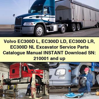 Volvo EC300D L LD LR NL Excavator Sn: 210001 Up Parts Catalog