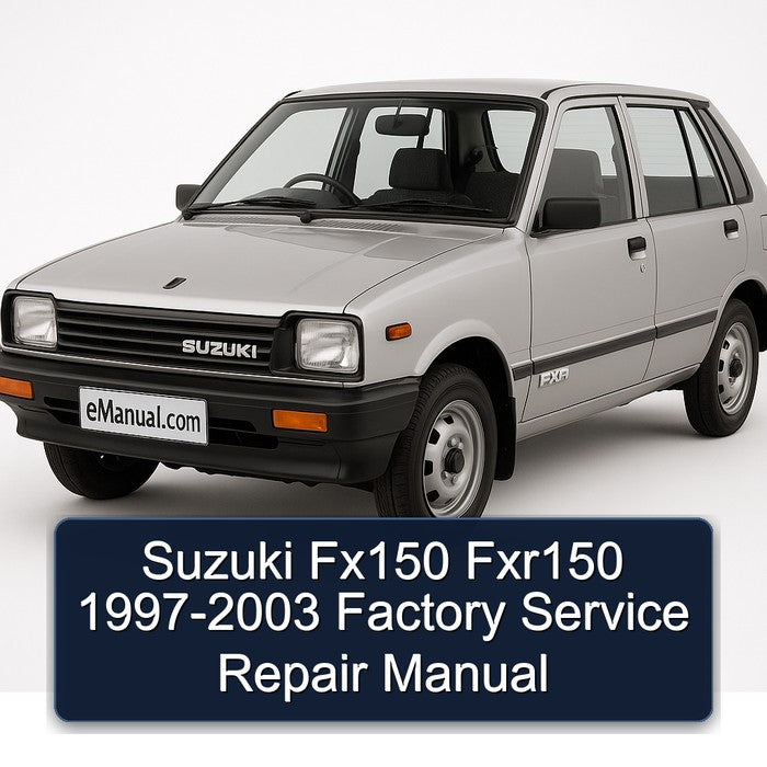 1997-2003 Suzuki FXR Models FX150 FXR150 Service Repair Workshop Manual