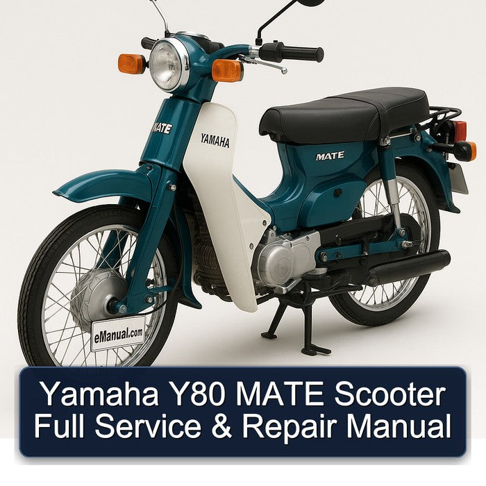 Yamaha Y80 Mate Scooter Service Repair Workshop Manual
