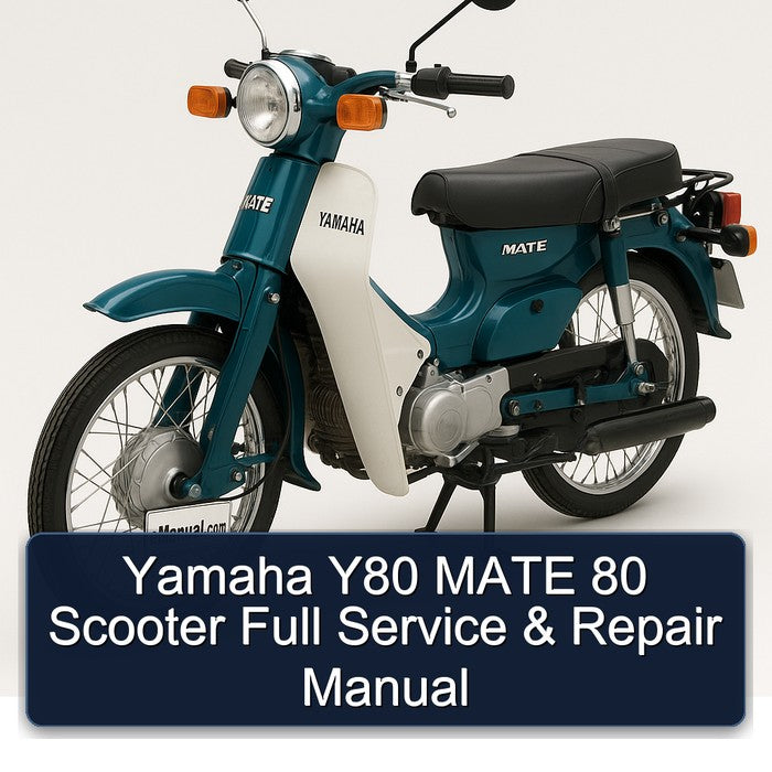 Yamaha Y80 Mate 80 Scooter Service Repair Workshop Manual