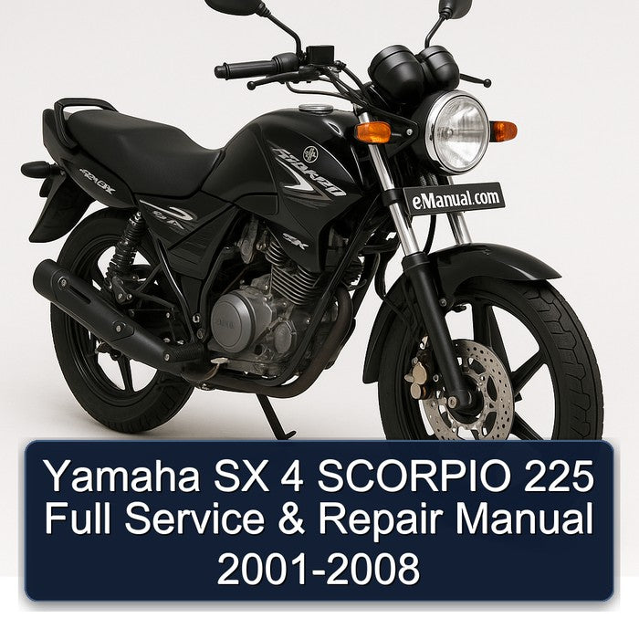 2001-2008 Harley Davidson SX Yamaha 4 Scorpio 225 Service Repair Workshop Manual